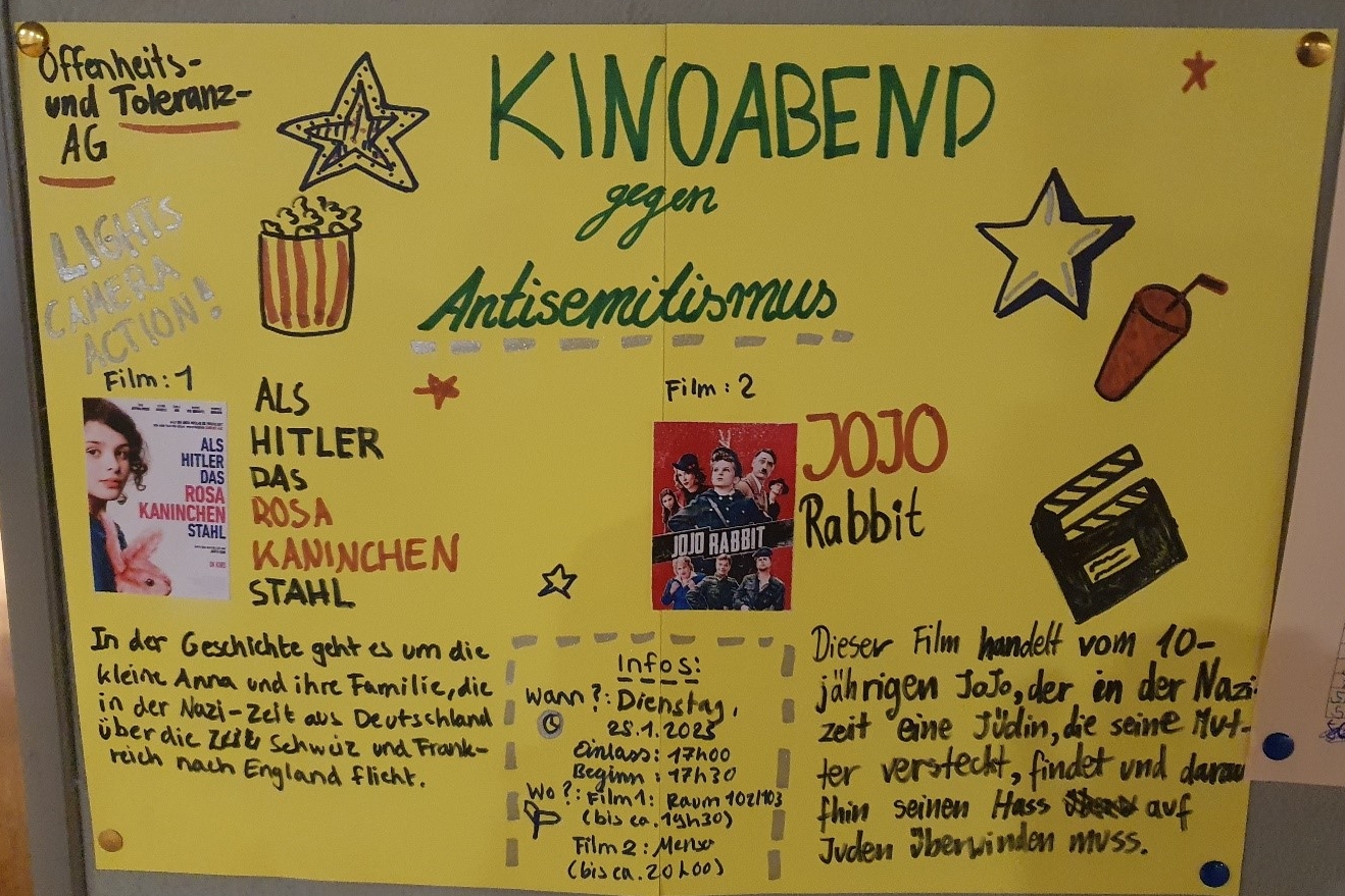 Kinoabend gegen Antisemitismus